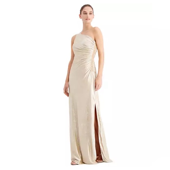 calvin klein gold long dress calvin klein long dresses dillards